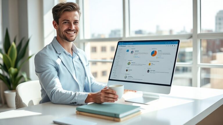 AI SDR software and outreach dashboard in bright modern workspace 2026